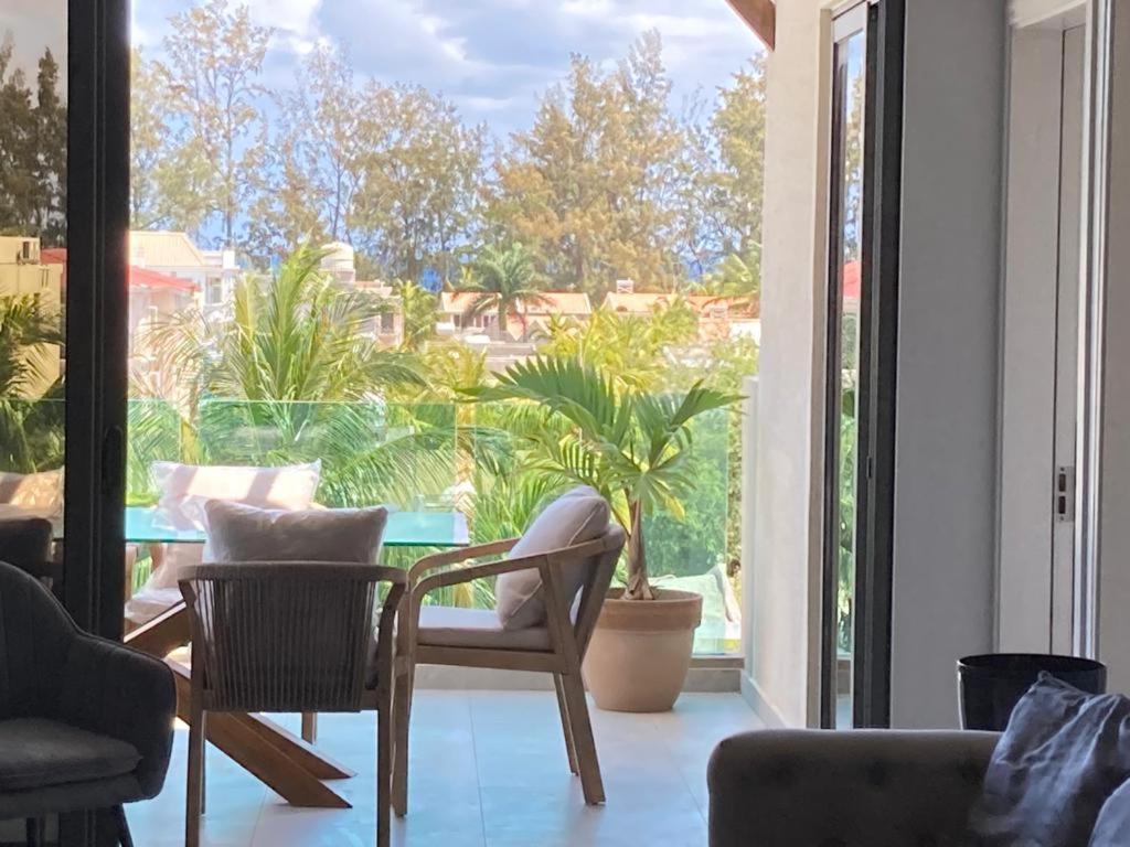 Splendide Penthouse Vue Mer A 5 Mn A Pied De La Plage Flic-en-Flacq エクステリア 写真