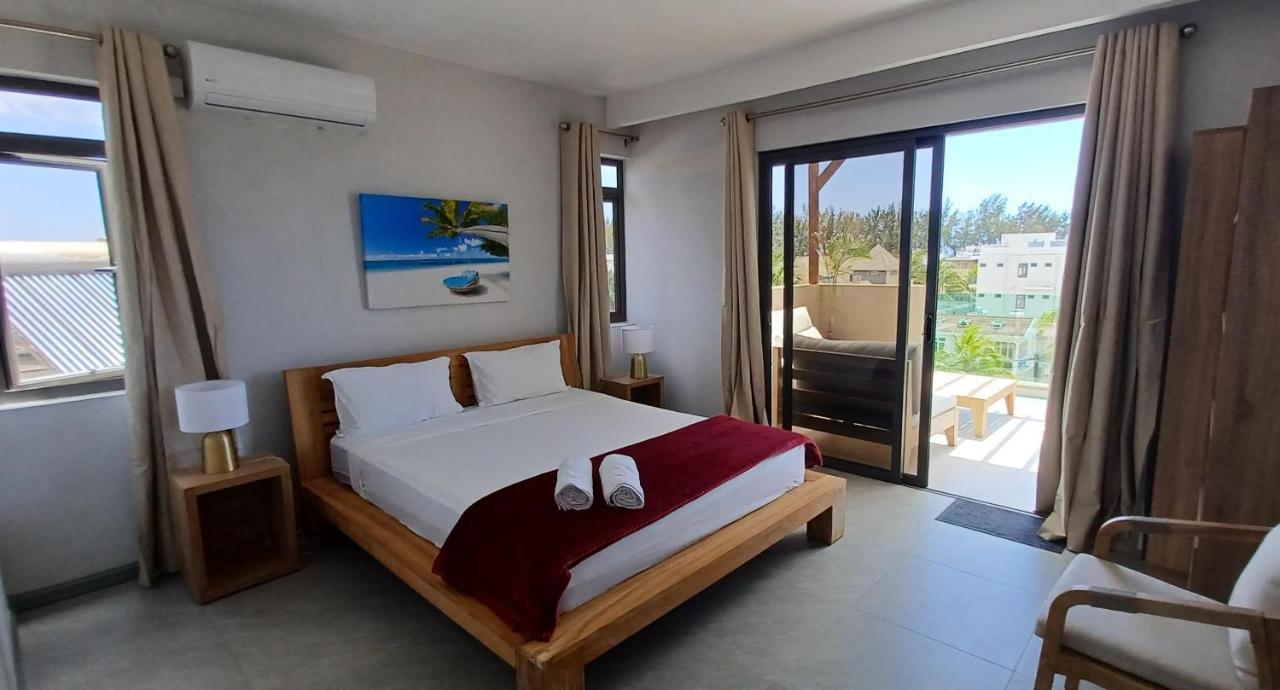 Splendide Penthouse Vue Mer A 5 Mn A Pied De La Plage Flic-en-Flacq エクステリア 写真