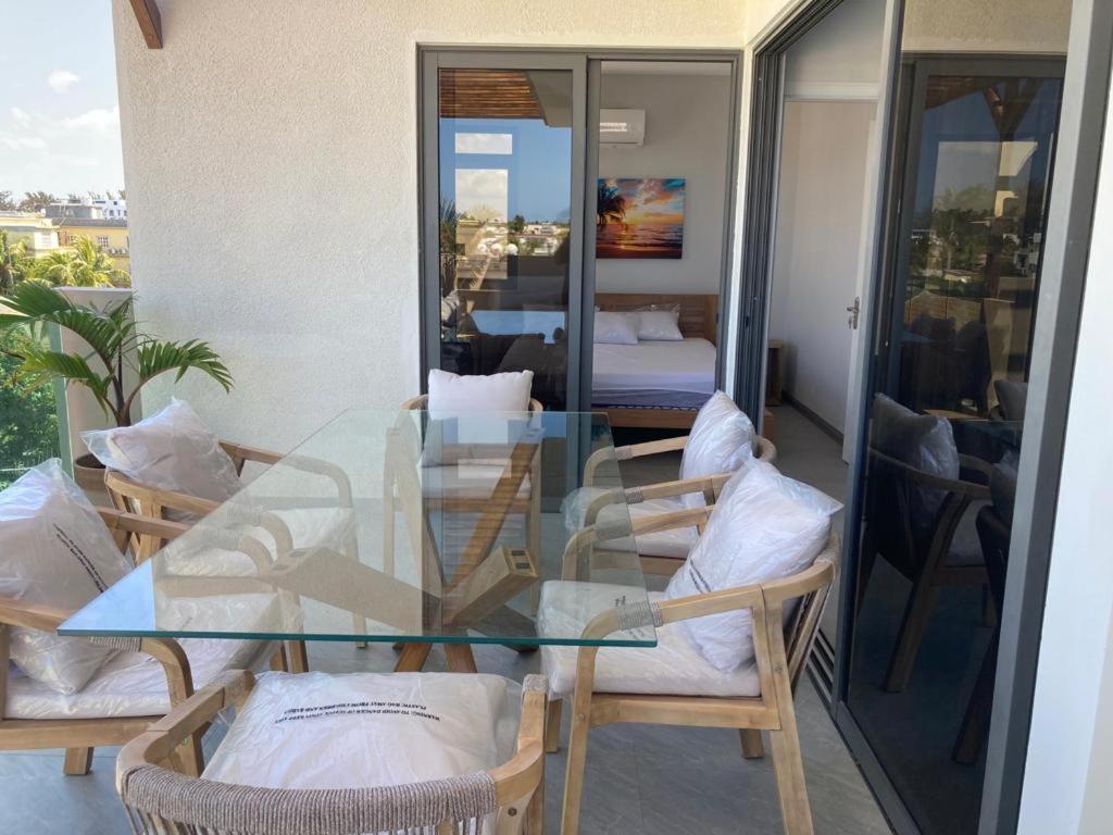 Splendide Penthouse Vue Mer A 5 Mn A Pied De La Plage Flic-en-Flacq エクステリア 写真