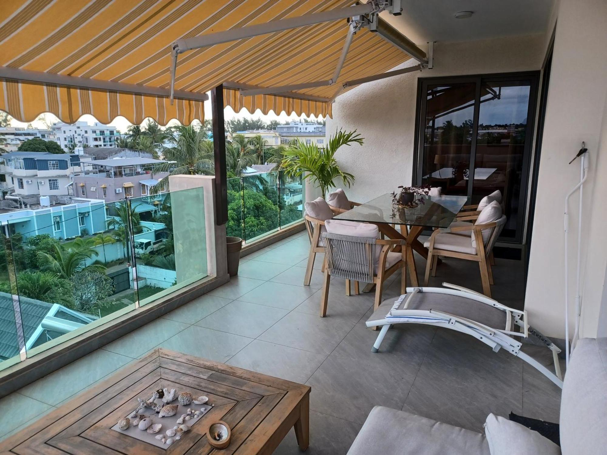 Splendide Penthouse Vue Mer A 5 Mn A Pied De La Plage Flic-en-Flacq エクステリア 写真