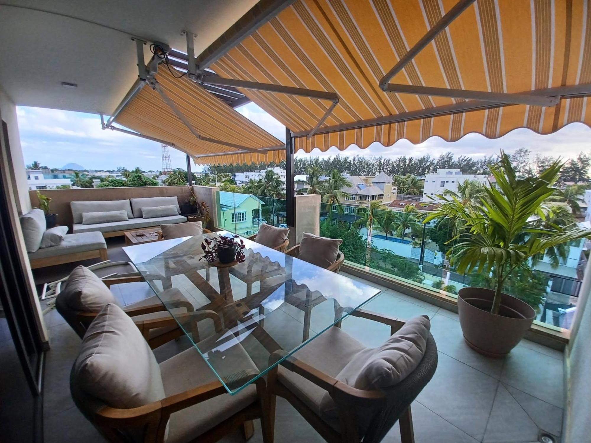 Splendide Penthouse Vue Mer A 5 Mn A Pied De La Plage Flic-en-Flacq エクステリア 写真